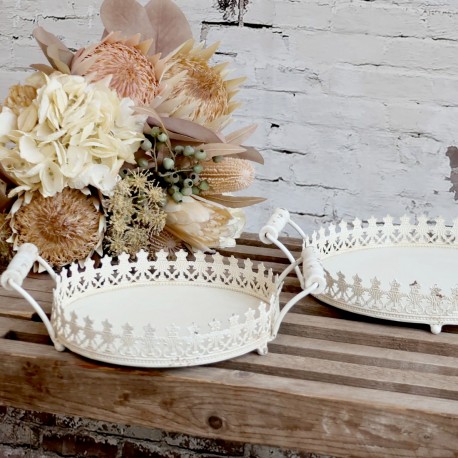 Taca Prowansalska Chic Antique Kremowa A