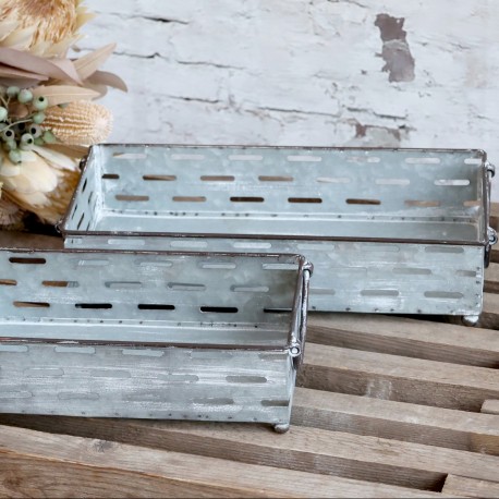 Metalowe Tace Chic Antique 3szt.