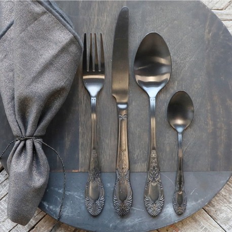 Sztućce w Starym Stylu Chic Antique Srebrne