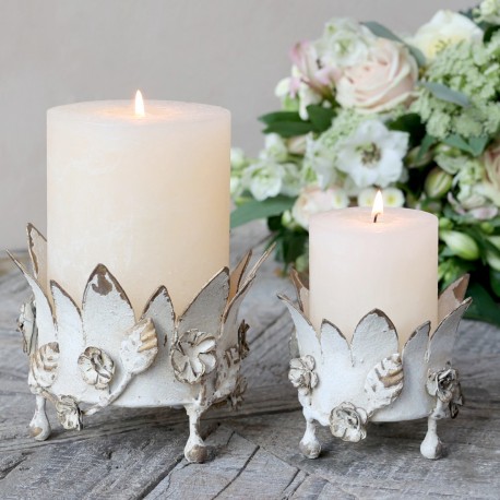 Świecznik w Stylu Prowansalskim Chic Antique Motyle