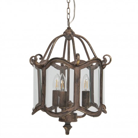 Lampa w Stylu Prowansalskim Przeszklona