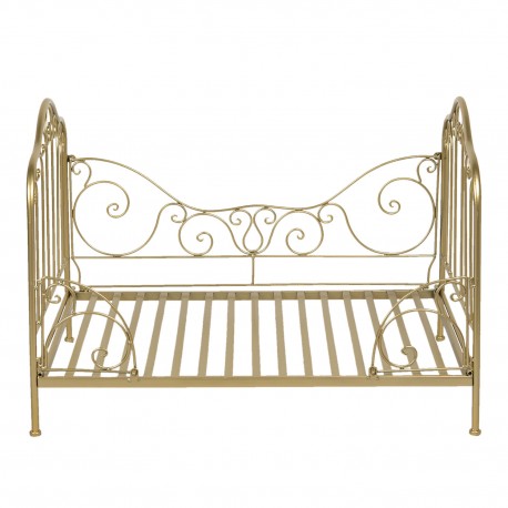 Metalowe Legowisko Dla Psa Brązowe Clayre & Eef