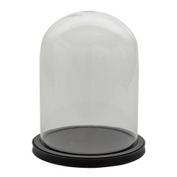 Taca ze Szklanym Kloszem Czarna C Clayre & Eef