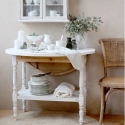 Stolik Okrągły Chic Antique Składany 