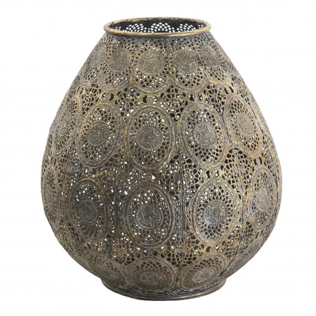 Ażurowy Lampion Antyczny Mosiądz B Clayre & Eef