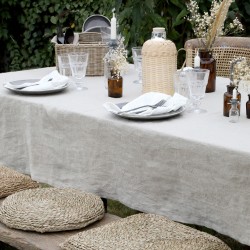 Lniany Obrus Biały Chic Antique B