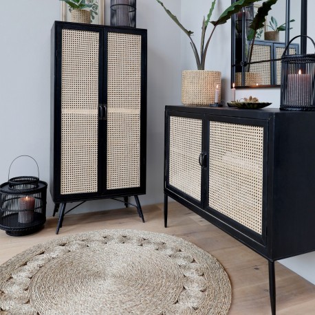 Pleciony Dywanik Okrągły Chic Antique z Trawy Morskiej E