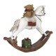 Decoration bears on rocking horse Clayre & Eef