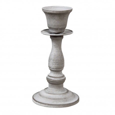 Wysoki Świecznik Prowansalski Szary B Clayre & Eef