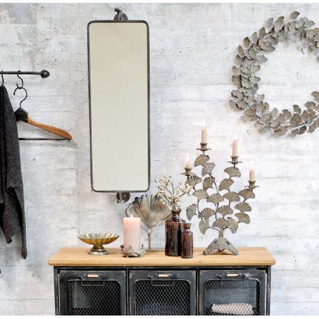 Lustro z Półkami Chic Antique Obrotowe