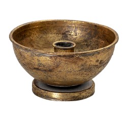 Metalowy Świecznik Antyczny Mosiądz B Clayre & Eef