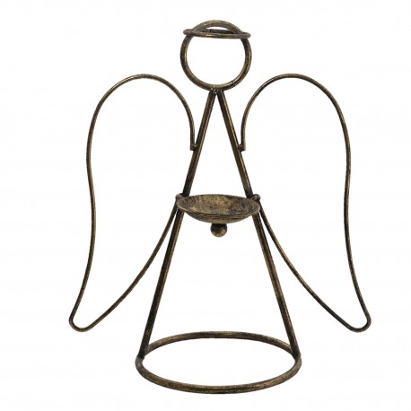 Metalowy Świecznik Anioł Clayre & Eef