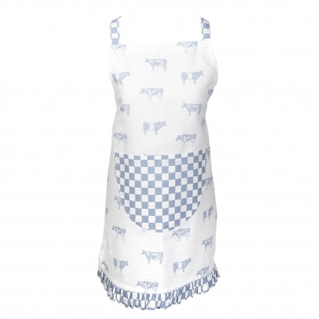 Fartuszek Kuchenny Dziecięcy Prowansalski w Krowy A Clayre & Eef