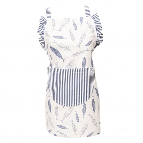 Fartuszek Kuchenny Dziecięcy Marynistyczny Ryby Clayre & Eef