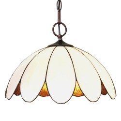 Lampa Tiffany Sufitowa Okrągła C Clayre & Eef