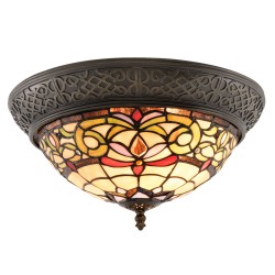 Lampa Tiffany Plafon F Clayre & Eef
