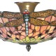 Lampa Tiffany Plafon H Clayre & Eef