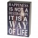 Dekoracja z Sentencją Happiness