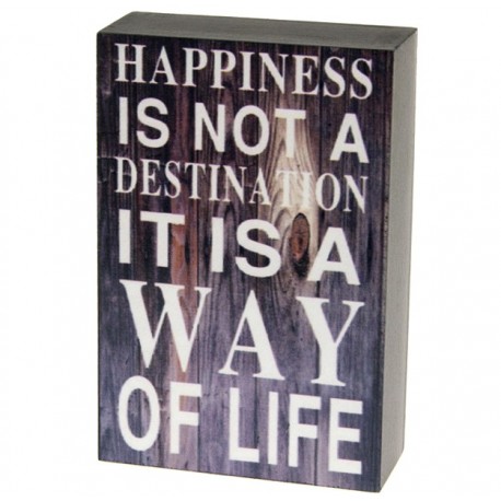 Dekoracja z Sentencją Happiness