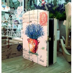 Szafka Na Klucze z Lawendą w Stylu Prowansalskim 2