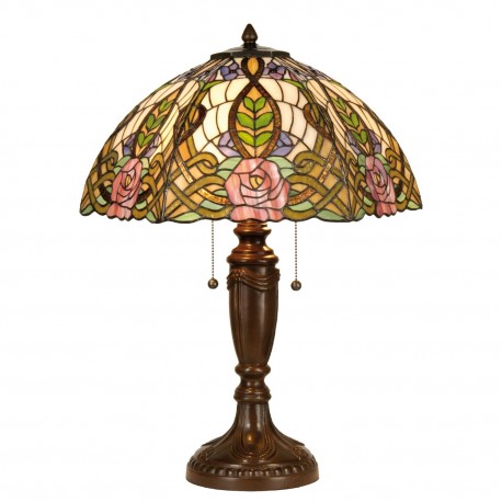Duża Lampa Stołowa Tiffany F Clayre & Eef