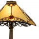 Lampa Stołowa Tiffany Brązowo-Kremowa B Clayre & Eef