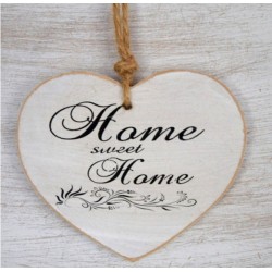Zawieszka Serce Home Sweet Home