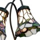 Lampa Tiffany Stołowa Podwójna Clayre & Eef