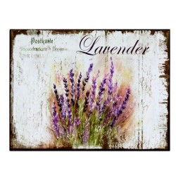 Metalowe Obrazki z Motywem Lawendy 1