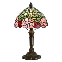 Lampa Witrażowa Stołowa Tiffany D Clayre & Eef