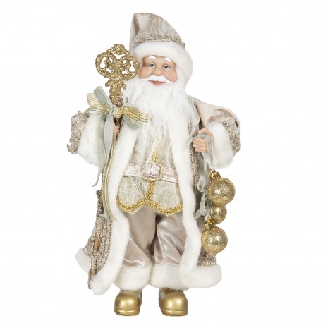 Figurka Świąteczna Mikołaj w Materiałowym Ubraniu B Clayre & Eef