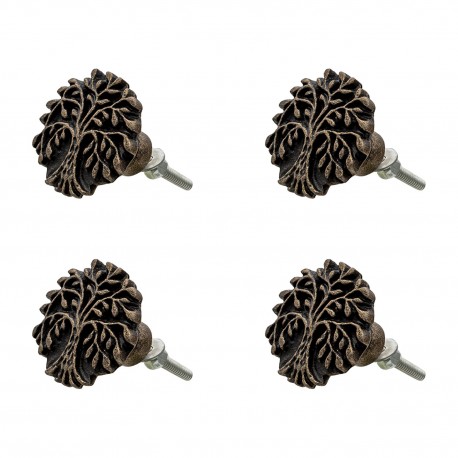 Ozdobne Gałki Do Mebli Drzewa 4szt. Clayre & Eef