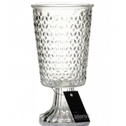 Szklany Świecznik Kielich Aluro Lumi