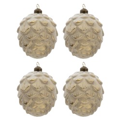 Szklane Bombki Szklane Bombki Szyszki A 4 szt. Clayre & Eef