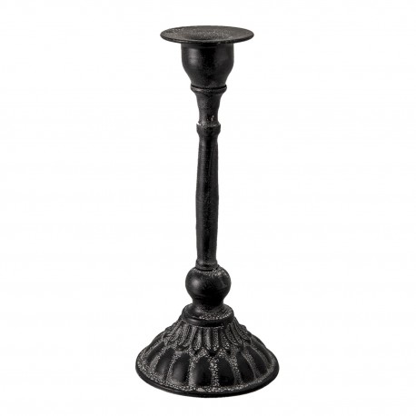 Czarny Świecznik Wysoki B Clayre & Eef