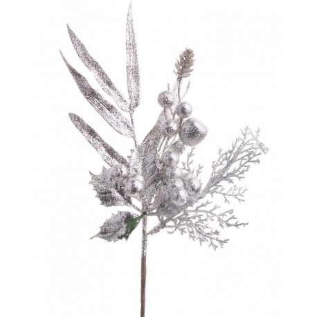 Sztuczna Gałązka Świąteczna Zielona Iglasta E