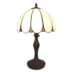 Lampa Tiffany Witrażowa Stołowa C Clayre & Eef