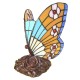 Lampka Tiffany Witrażowa Stołowa Motyl Clayre & Eef