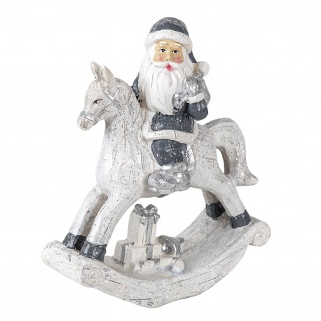 Figurka Świąteczna Mikołaj Na Koniu B Clayre & Eef