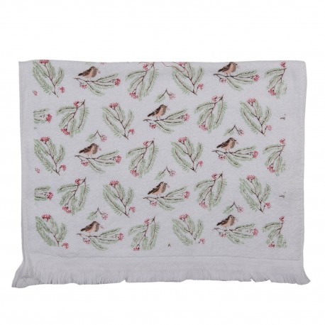 Ręcznik Do Rąk w Stylu Prowansalskim z Ptaszkami Clayre & Eef