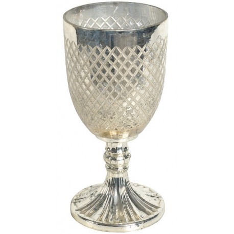 Szklany Świecznik Belldeco Orient Puchar