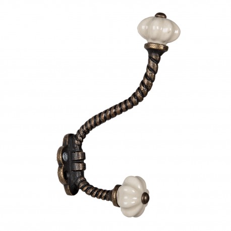 Wieszaki Ścienne w Stylu Prowansalskim 4 szt. C Clayre & Eef