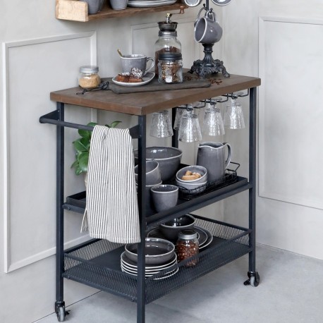 Barek Na Kółkach Chic Antique Industrialny