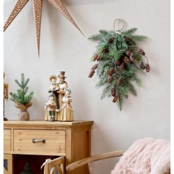 Dekoracja z Szyszek Do Zawieszenia Chic Antique