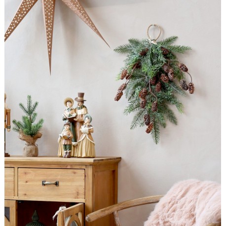 Dekoracja z Szyszek Do Zawieszenia Chic Antique