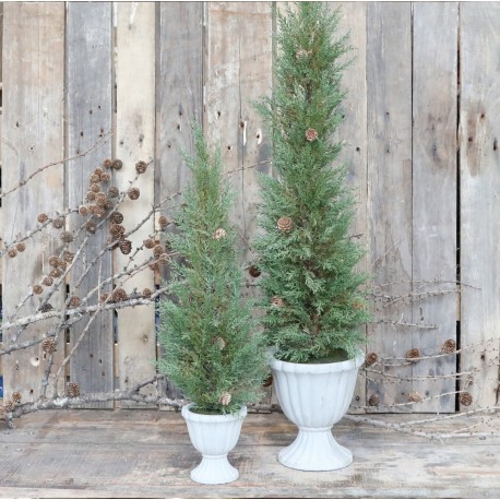 Świąteczny Wianek Chic Antique z Szyszkami i Śniegiem