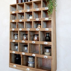 Szafka Ścienna Chic Antique z Przegródkami