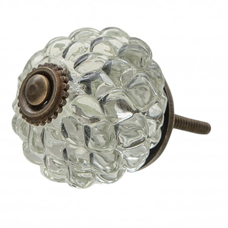 Przezroczysta Gałka Do Mebli Szklana A Clayre & Eef