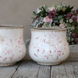 Osłonka W Starym Stylu Chic Antique W Kwiatki Cannes B