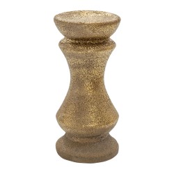 Złoty Świecznik Ceramiczny A Clayre & Eef